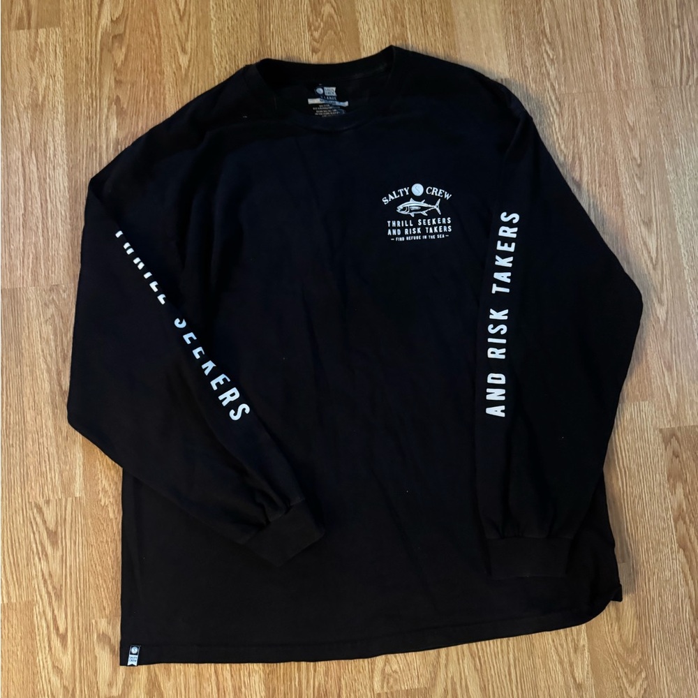 Salty Crew Black Long Sleeve Men's Shirt